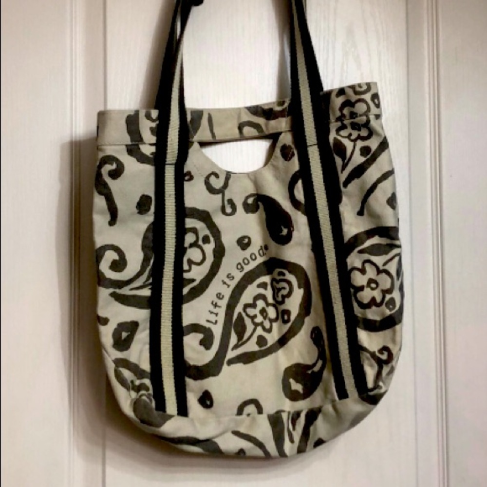 Life is Good Bucket tote